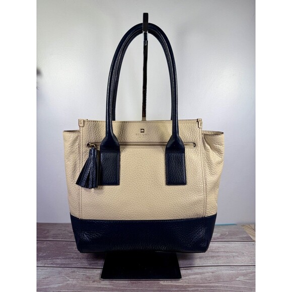 Kate Spade Southport Avenue Oden 100% Cowhide Leather Large Tote Bag - Picture 13 of 16
